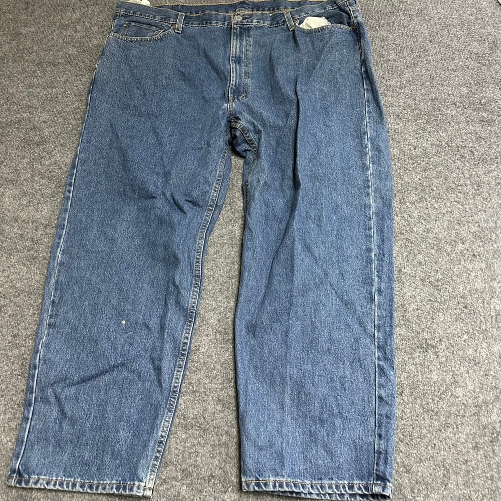 Levi's 550 Jeans Mens Size 48x30 Blue Relaxed Fit Tapered Leg Cotton Denim 85246